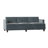 Todd Upholstered 90'' Sofa-25974348-27170140