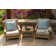 Brewster Square Teak Outdoor Side Table