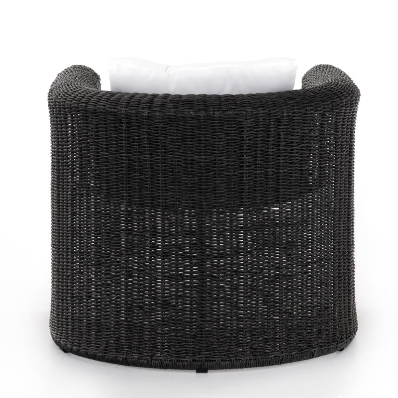Tucson Outdoor Lounge Chair, Black