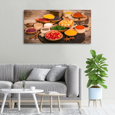 Spices And Herbs - Wrapped Canvas Print
