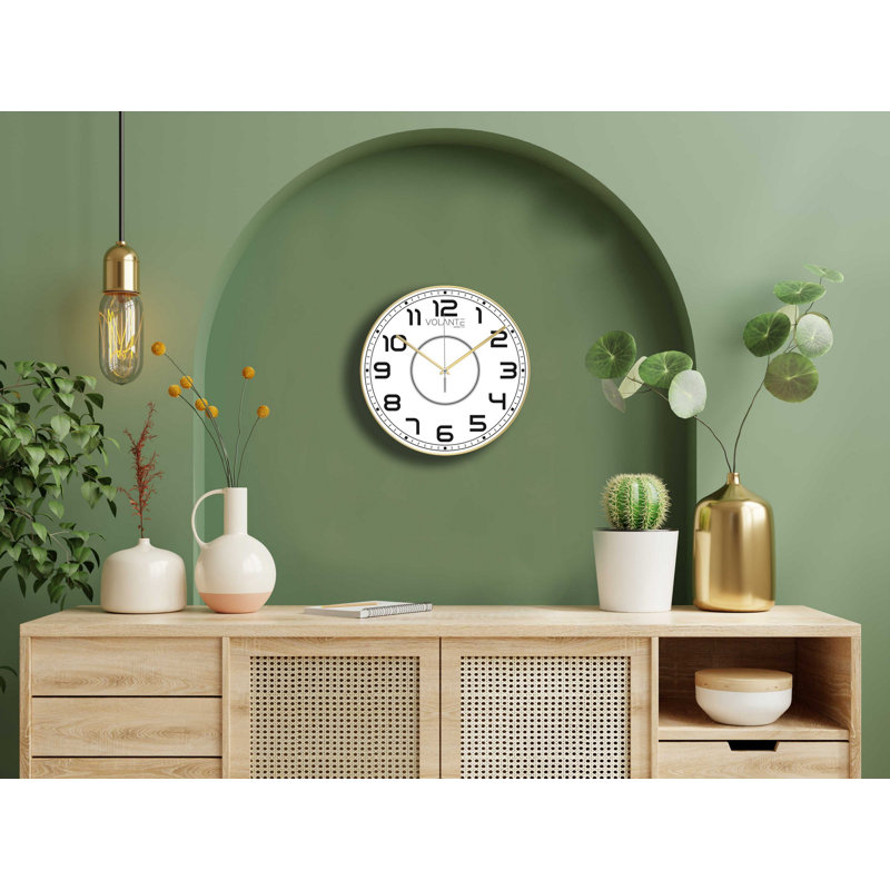 Clirim Wall Clock, Gold