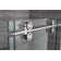 Langham 48" W x 33.8125" D x 75" H Sliding Shower Enclosure with Fixed Panel Door