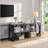 3-Tier Industrial Console Table Narrow Entry Table Long Table With Storage For Entryway, Living Room, Foyer, Hallway-252785028