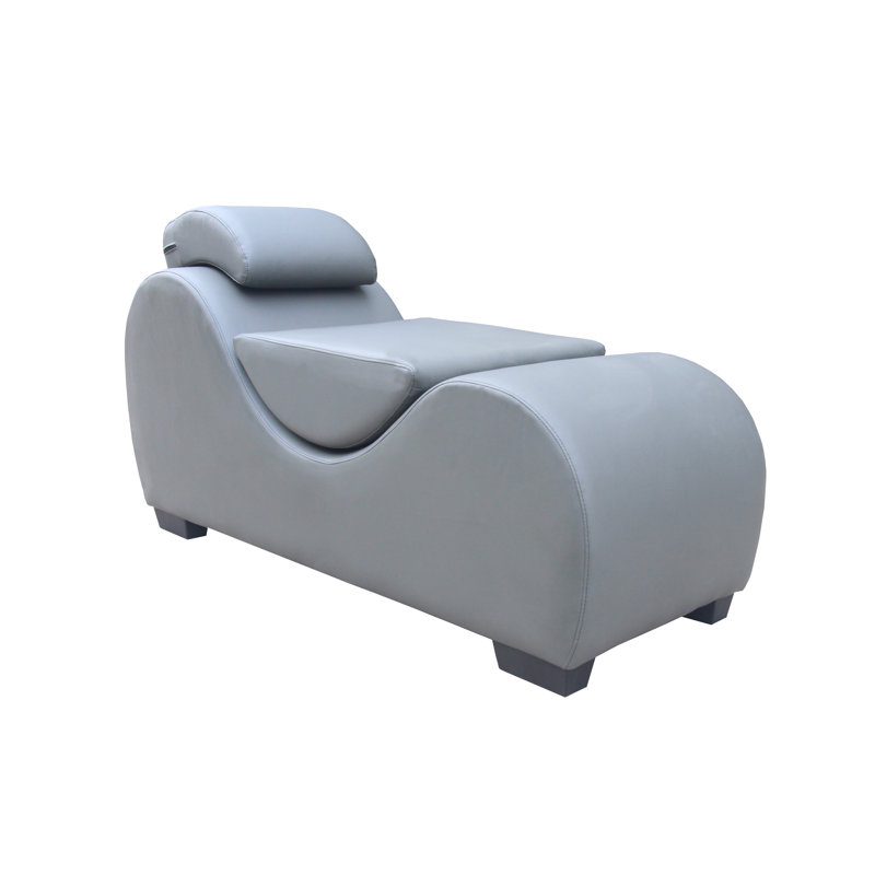 Méridienne Houghton Yoga, Faux cuir gris
