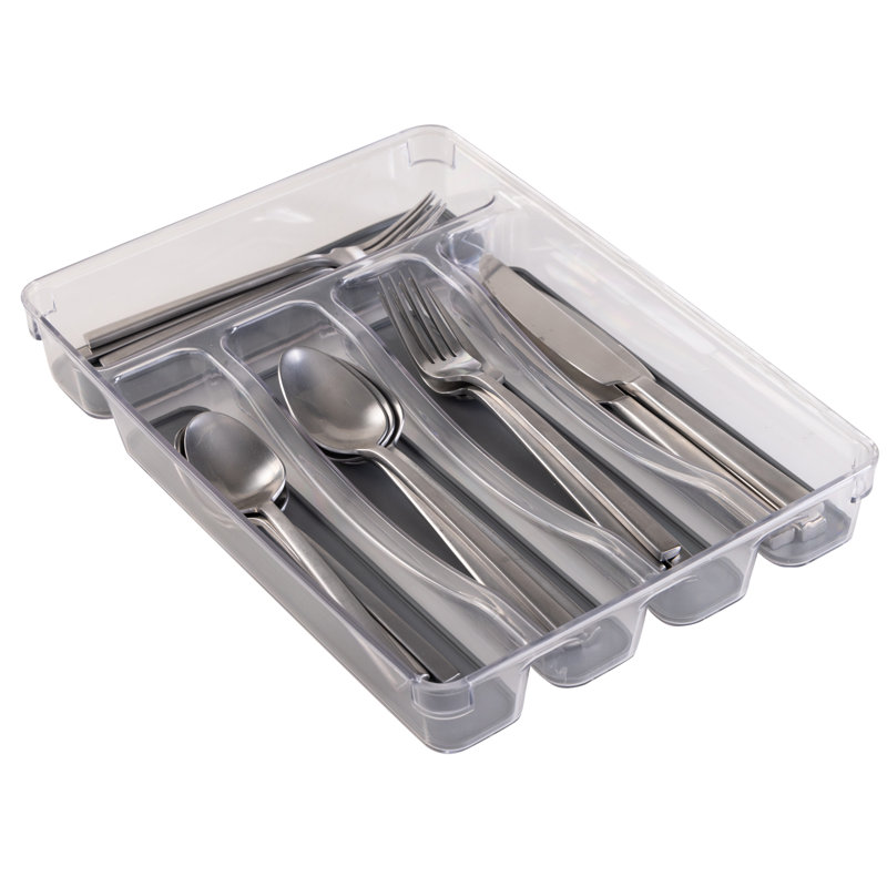 Boîte de rangement à 5 compartiments pour couverts