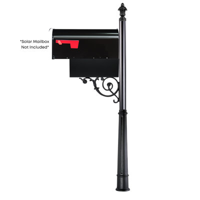 Aluminum Post Mounted Mailbox