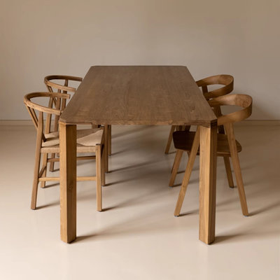Modern simple solid wood dining table