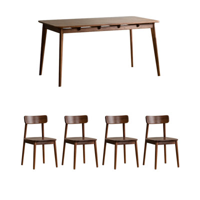 High quality solid wood table set