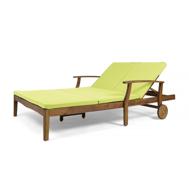 Perla Double Chaise Lounge, Green