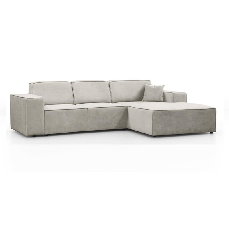 Avionna 4 Seater Sofa & Chaise, Right Hand Facing, Beige