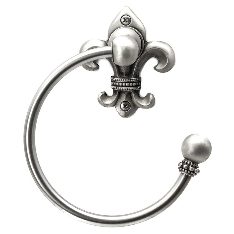 Charlemagne swing towel smooth ring rightin Satin, Satin