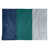 Bleu marine / vert / argent métallique