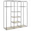 3 Door Fabric Wardrobe-43552719