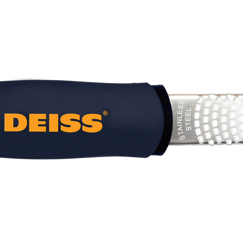 DEISS Stainless Steel Zester, Black/Silver