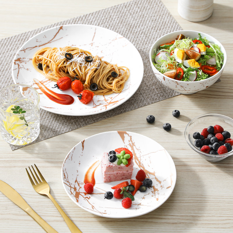  Porcelain China Dinnerware  - , White