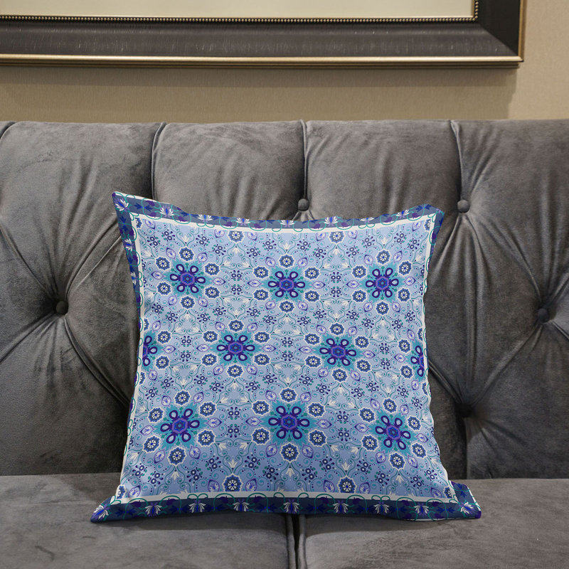 Housse et insert de coussin décoratif en polyester, 16 po x 16 po