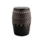 Sitiera_01 Solid Wood Stool, With Cognac Thick Leather Accents, And Aged Bronze By Andean, In Stock-377324669