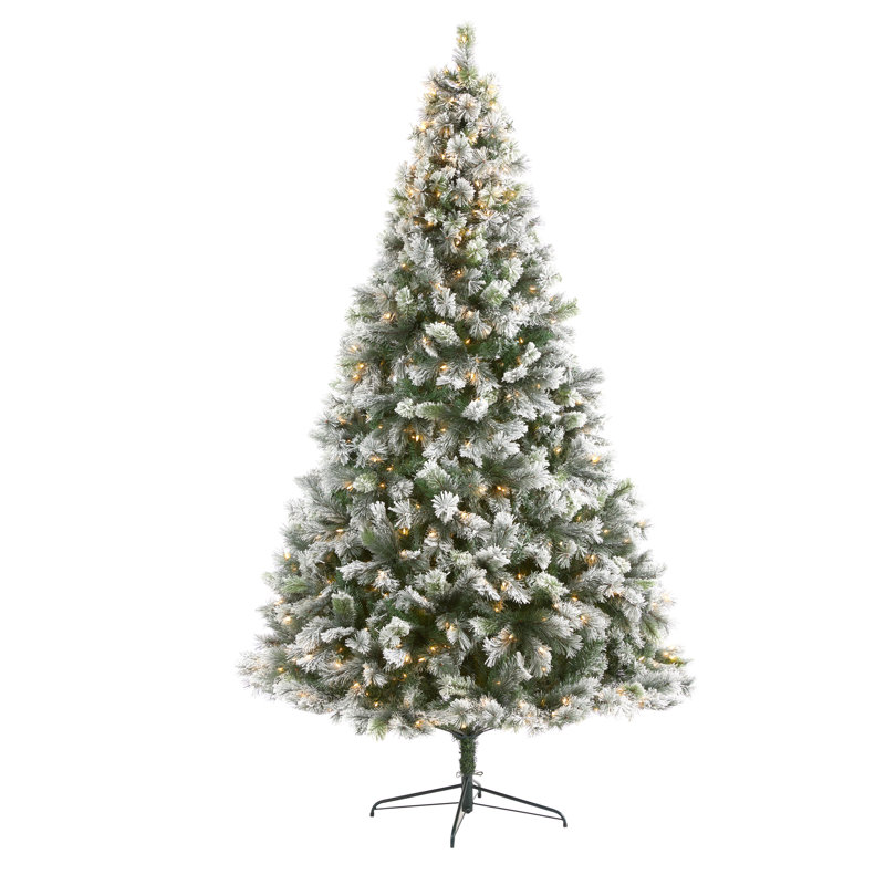 Lighted Artificial Pine Christmas Tree, 108in.