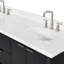 Meuble-lavabo double 72 po en bois massif avec plateau en quartz de 1,5 po Carrara noir, lavabo ovale-1296087568-1296087571