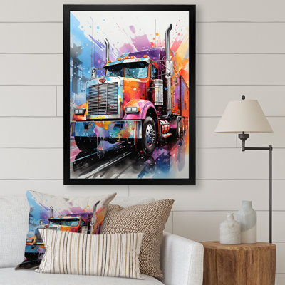 Semi Truck Rebel Rumble I " Semi Truck Rebel Rumble I "