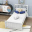 Lit plateforme simple en bois-770457884