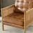 28.7'' W Top-grain Genuine Leather Accent Chair With Jute Rope Wrapped Arms-1012755207-1012755208