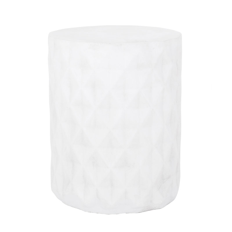 Outdoor Lightweight Concrete Side Table