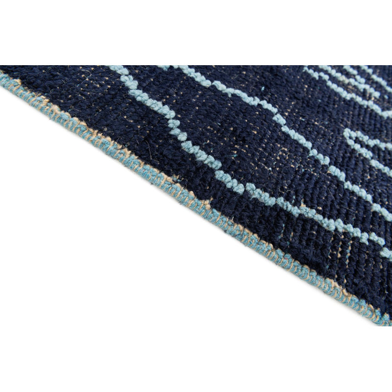 Tapis de couloir bleu marine Kalmanovitz