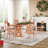 Medieval Solid Wood Side Dining Chairs-349478017