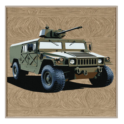 Machine Washable Transportation Brown Area Rug
