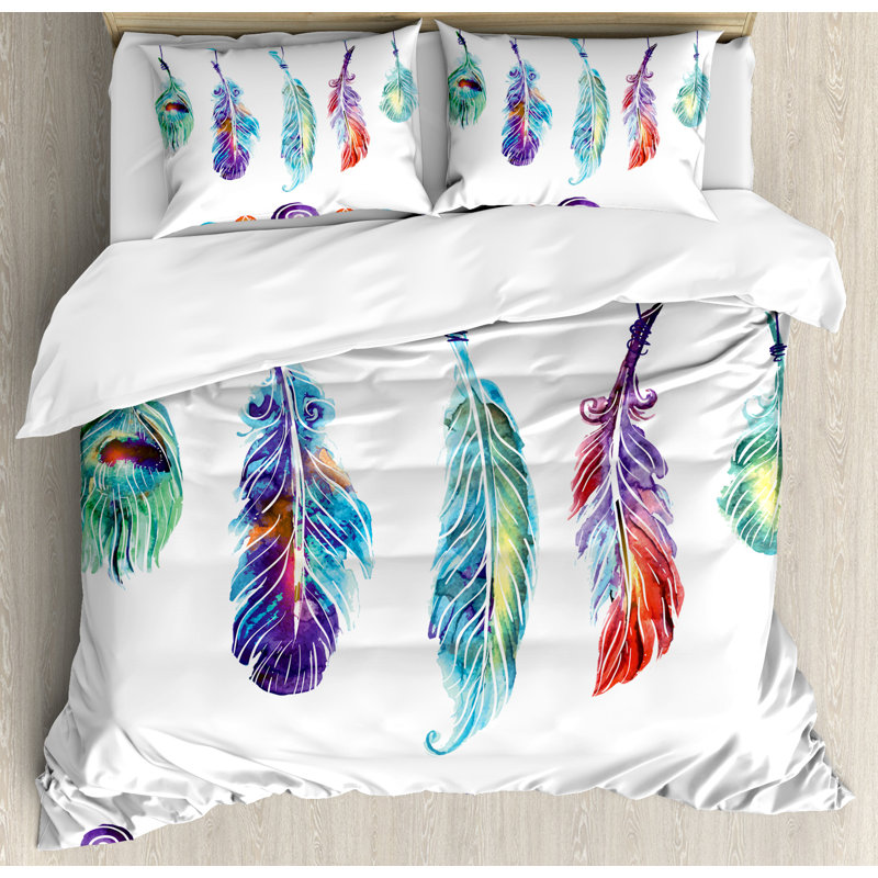 Boho Traditional Duvet Cover, King Duvet Cover