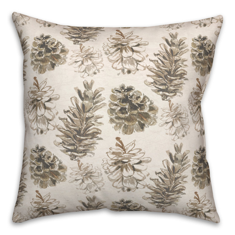  Coussin Floral, Blanc