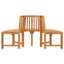 Banc d'arbre en bois