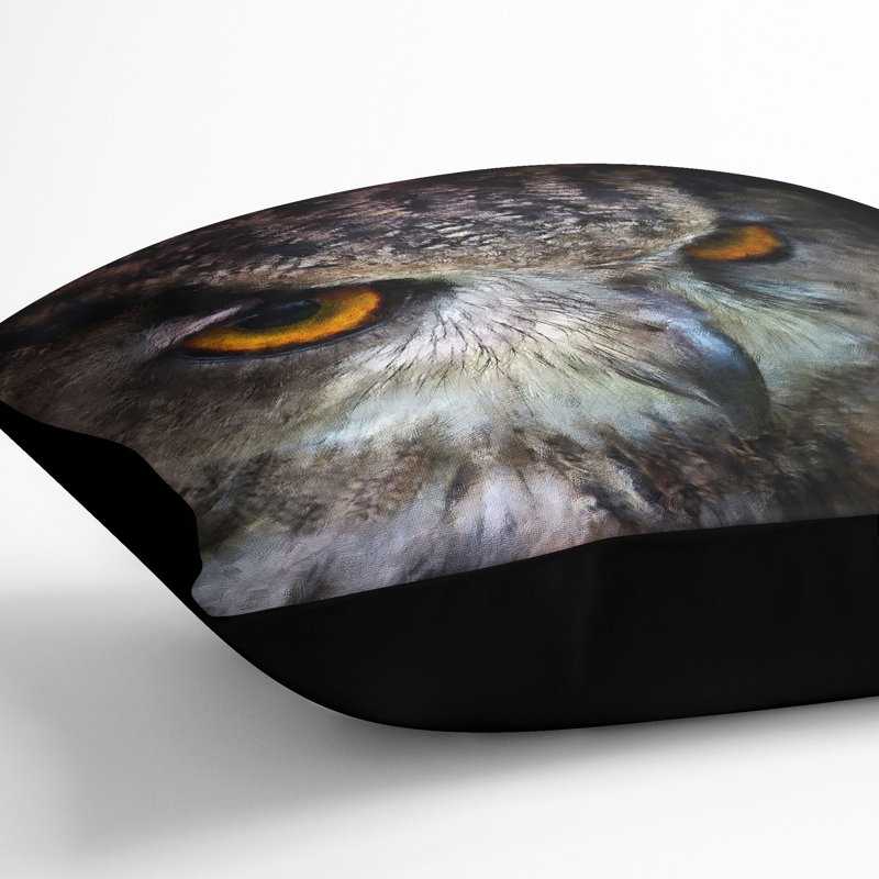 Square Cushion, 40cm H x 40cm W x 15cm D, Black
