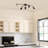 34'' 5 -Light Fixed Track Track Kit with Dimmable and Adjustable Head