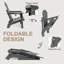 4 chaises Adirondack d'extérieur pliables-1674591191-1665090632