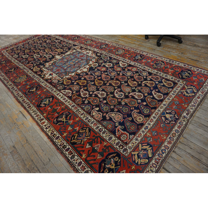 Antique Caucasian - Russia Geometric Knotted Rug