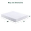 Matelas en mousse viscoélastique imprégnée de gel 10 po et lit plateforme en bois massif Marvelwood-417005142-417005144