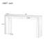 Console de foyer élégante - Convient à différents environnements et table pratique avec plateau en placage de bois fin au design charmant et polyvalent. Magnifique