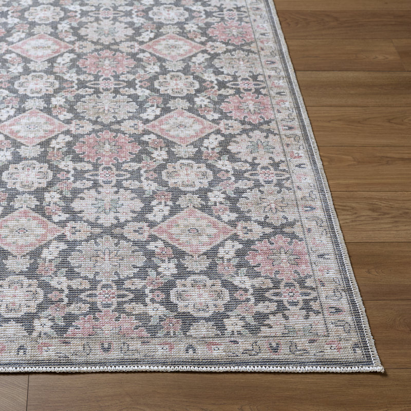 Tapis lavable à la machine Aurora, Rectangle 5 pi 3 po x 7 pi