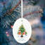 8cm Ceramic / Porcelain Animals Hanging Figurine Ornament