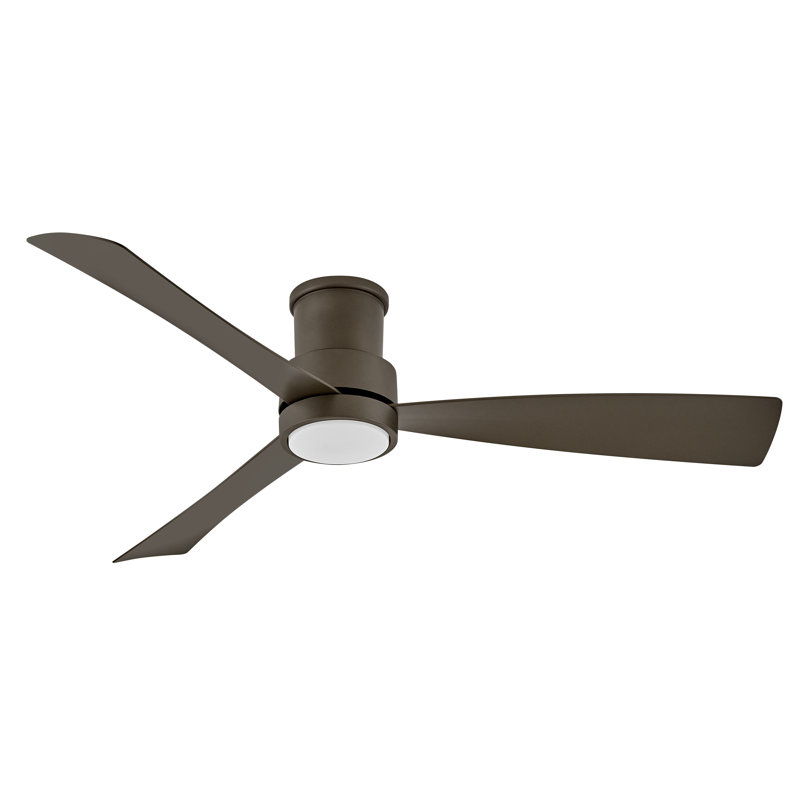 Ventilateur intelligent DEL Hinkley, Bronze mat métallique