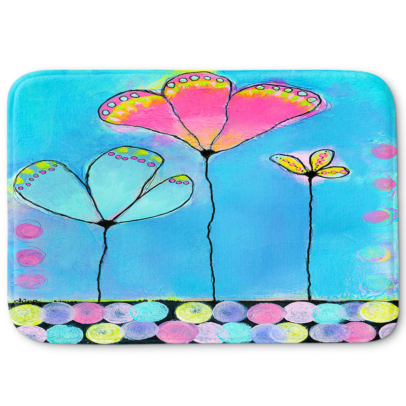 Croghan Non-Slip Bath Mat, 34" W x 21" L x 1" H