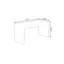 Bureau moderne et simple avec tiroirs-1056646716