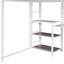 Lit mezzanine double avec bureau et espace de rangement - Maximisez l'utilisation de votre tableau blanc en métal pour une étude efficace-1289389863-1289389880