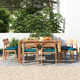 Yasira Square 8 - Person Outdoor Dining Set with Cushions