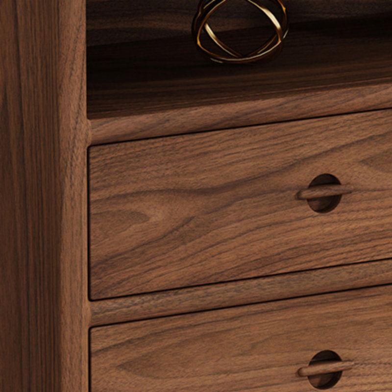 Buffet en bois de noyer noir