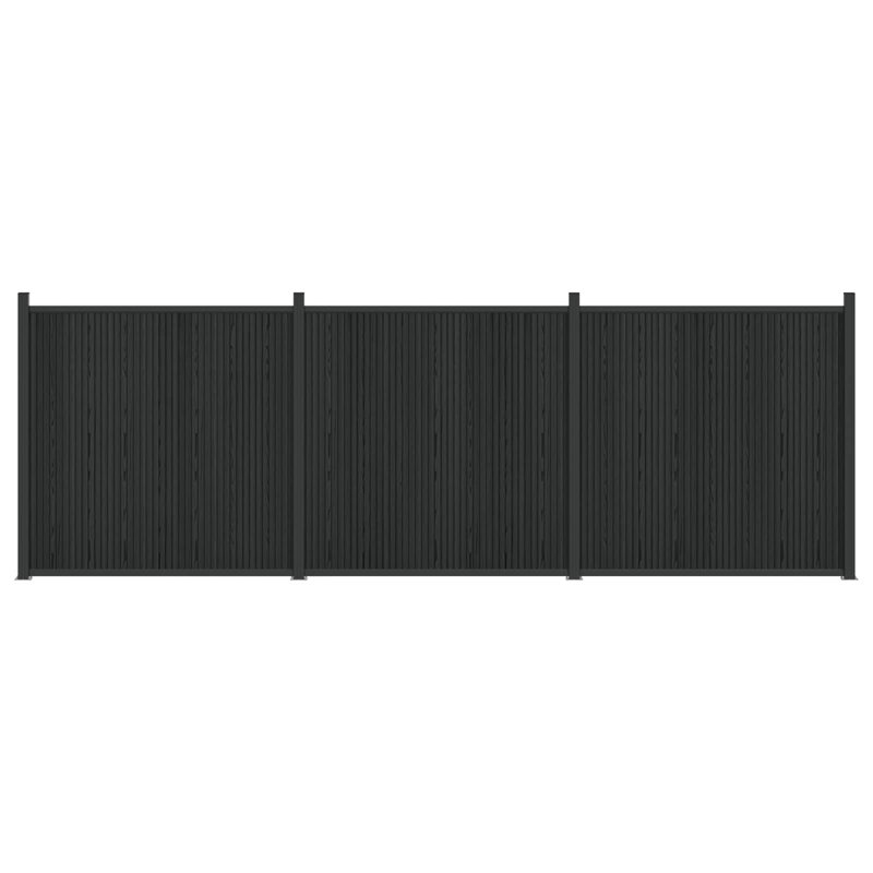 186.5 cm H Aluminium Fencing Kits Fencing, 186.5cm H x 530cm W, 4