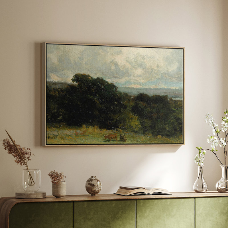 "Vintage Landscape - DLLXII" sur toile, Naturel, H 27 po x l 41 po