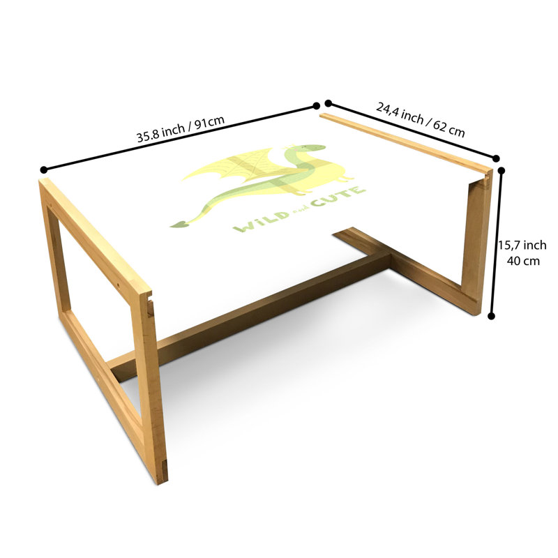 Iridis Sled Coffee Table, 90cm H x 62cm W x 40cm D